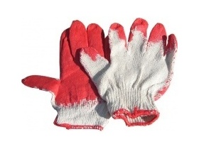 Rękawice robocze wampirki czerwone rozmiar M